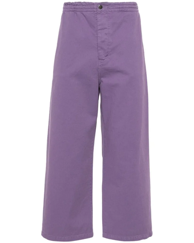 Société Anonyme Straight-Leg-Hose mit Logo-Stickerei - Violett Violett