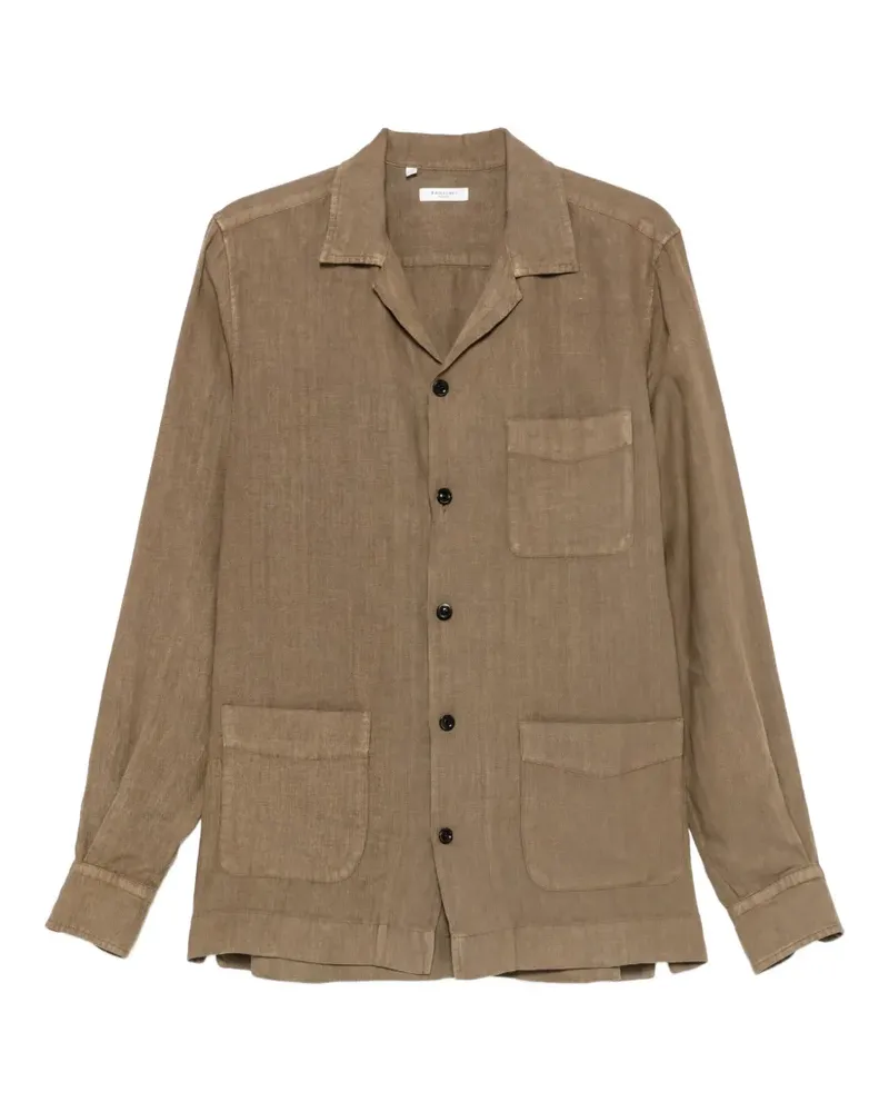Boglioli pocket shirt - Braun Braun
