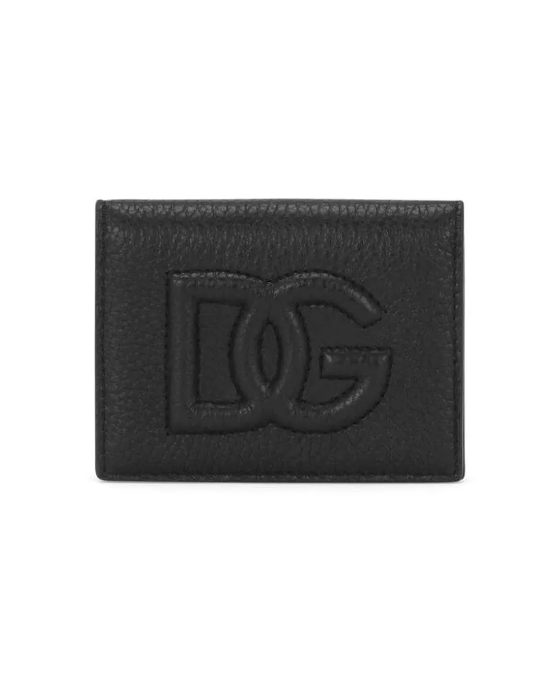 Dolce & Gabbana Portemonnaie mit Logo - Schwarz Schwarz