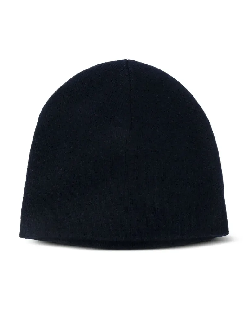 ASPESI Beanie aus Wollgemisch - Blau Blau