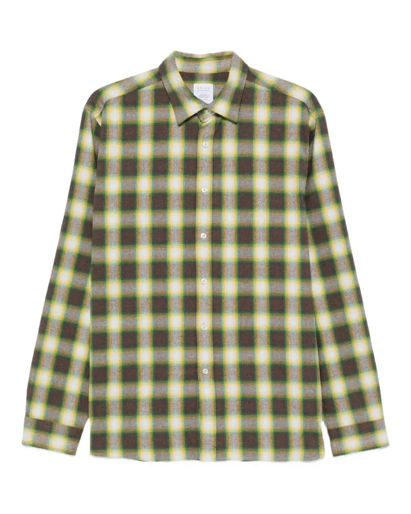 XACUS Legacy Flanellhemd mit Karo-Print - Grün Grün