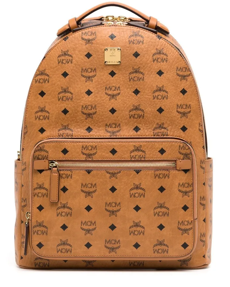 MCM Mittelgroßer Stark City Rucksack Braun