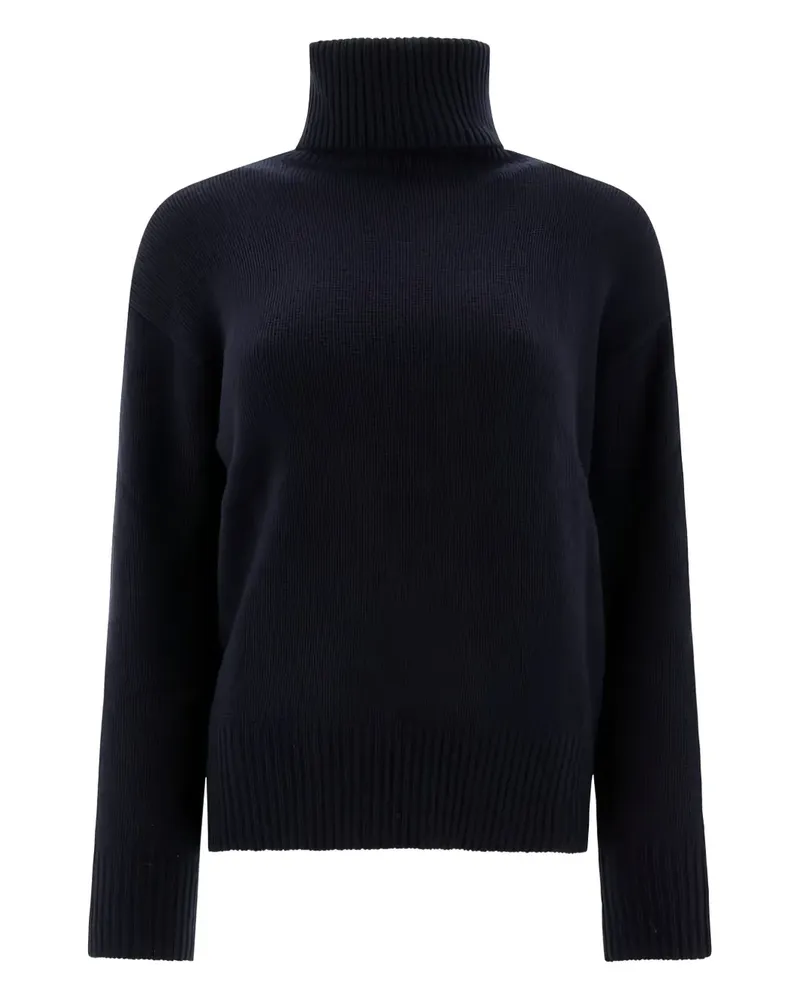 Inès de la Fressange Gerippter Rollkragenpullover - Blau Blau