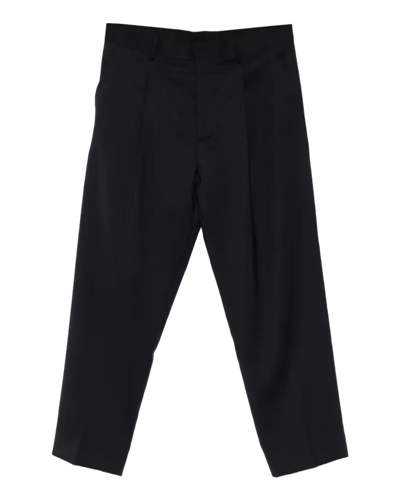 Costumein Plisseehose mit geradem Schnitt - Schwarz Schwarz