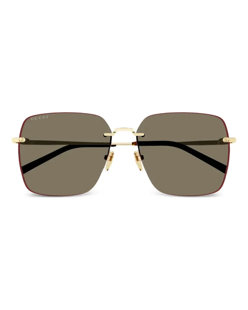 Gucci Eckige GG1955SA Sonnenbrille - Gold Gold