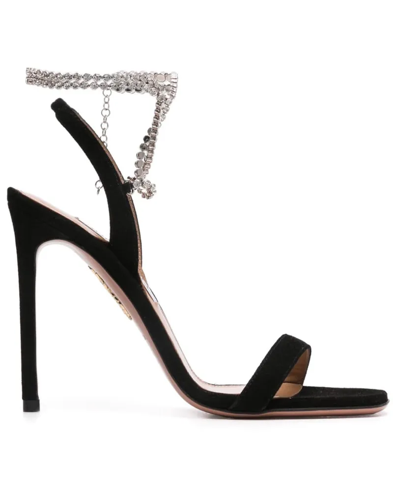 Aquazzura Sue Sandalen 115mm - Schwarz Schwarz