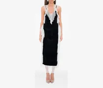 Kleid mit Spitze - Schwarz