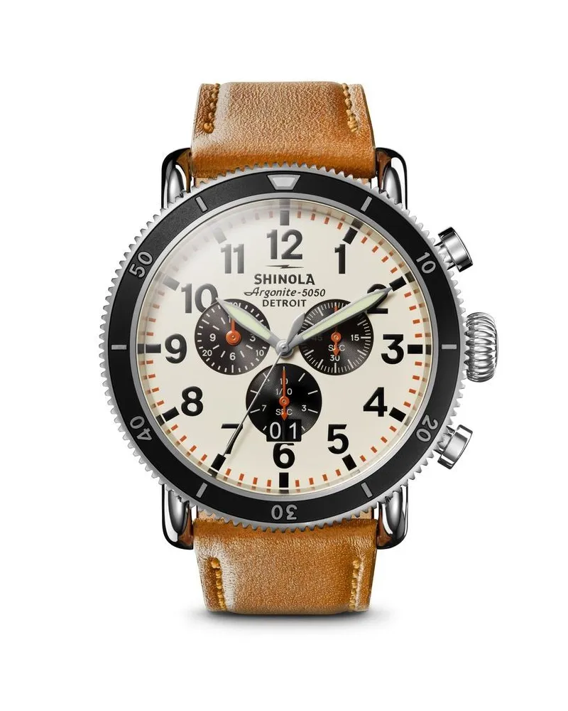 SHINOLA The Runwell Sport Armbanduhr 48mm - Nude Nude