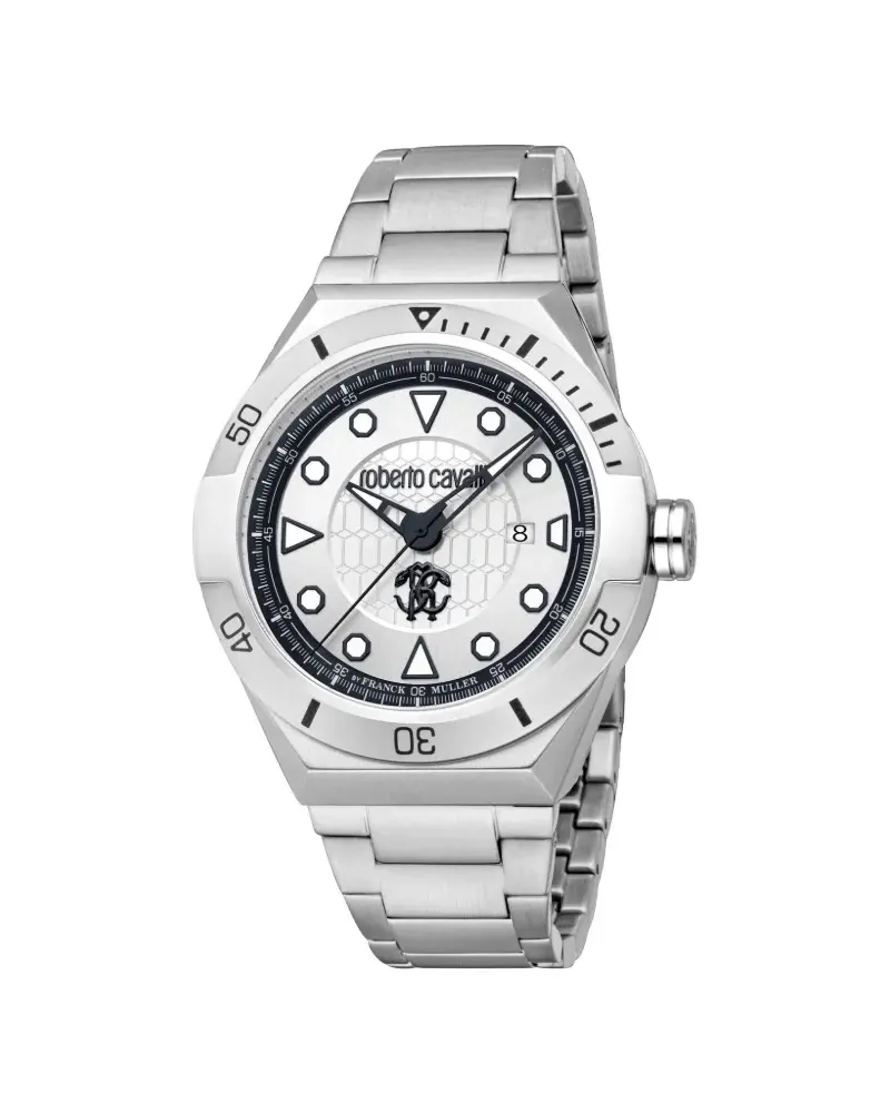 Roberto Cavalli Diver 42mm - Silber Silber