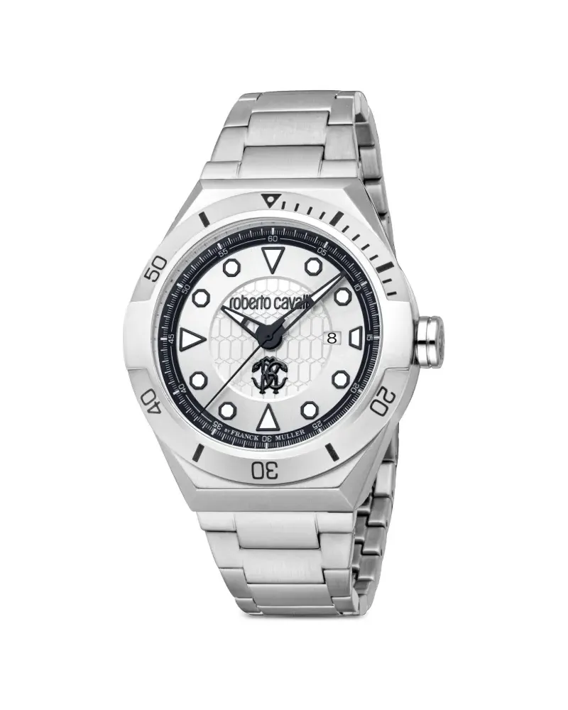 Roberto Cavalli Diver 42mm - Silber Silber