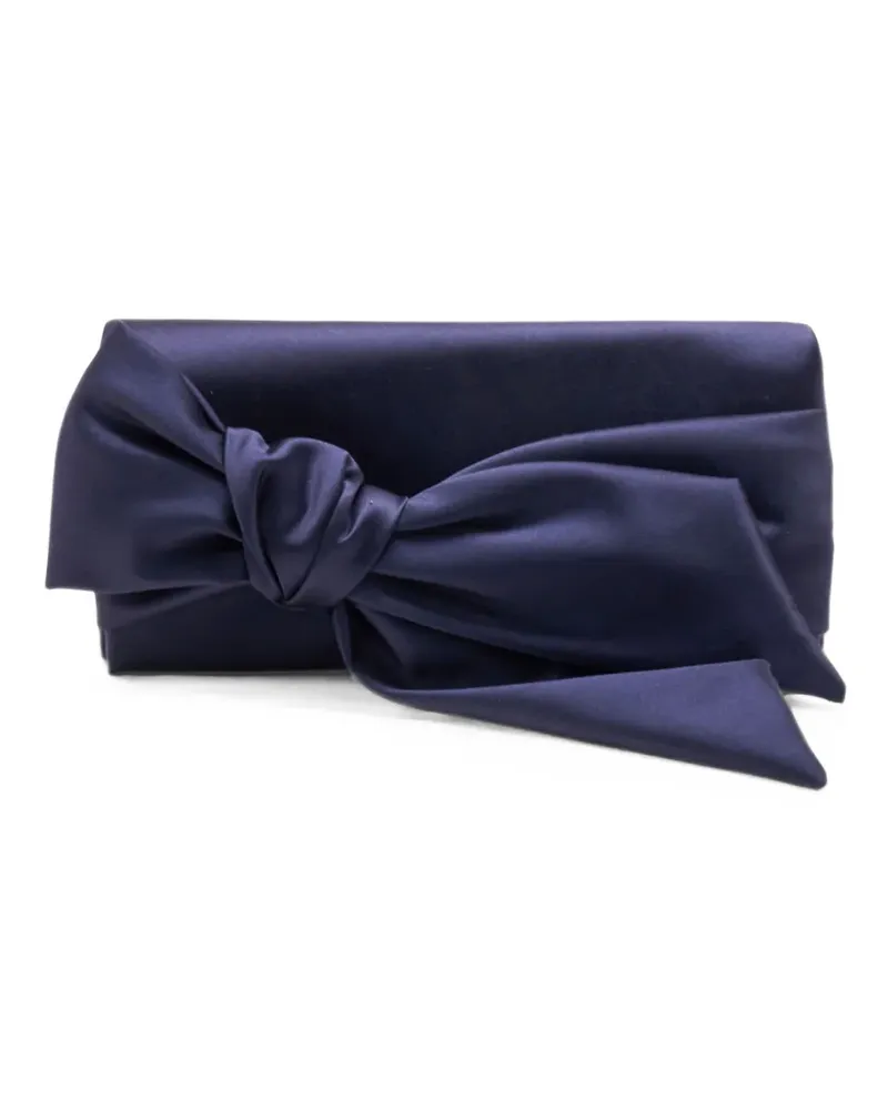 Carolina Herrera New York Karlita bow-detail clutch bag - Violett Violett