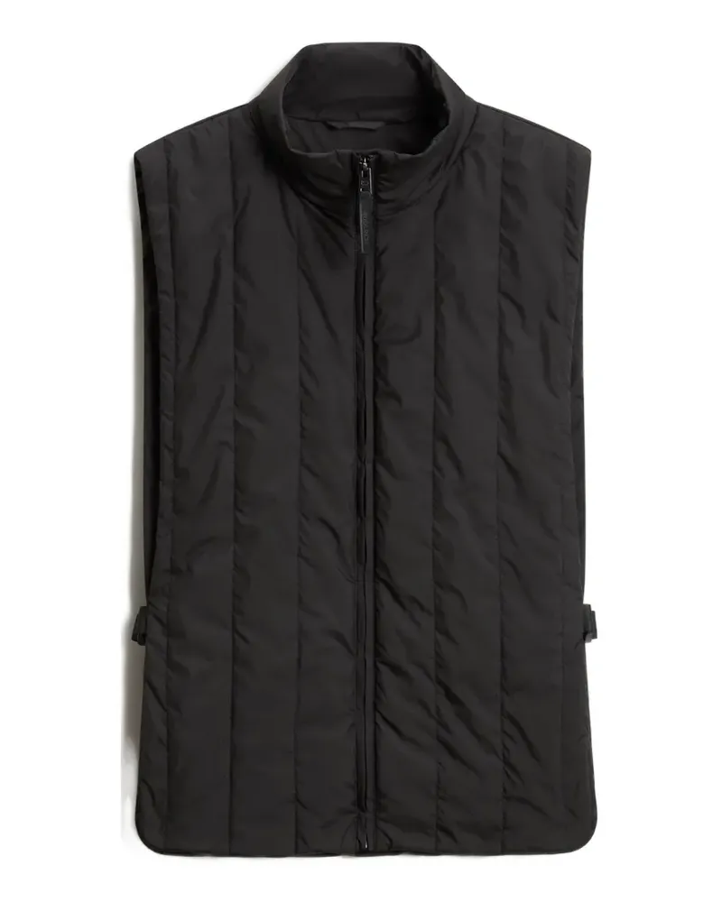 Woolrich Wattierte Weste aus Mikrofaser - Schwarz Schwarz