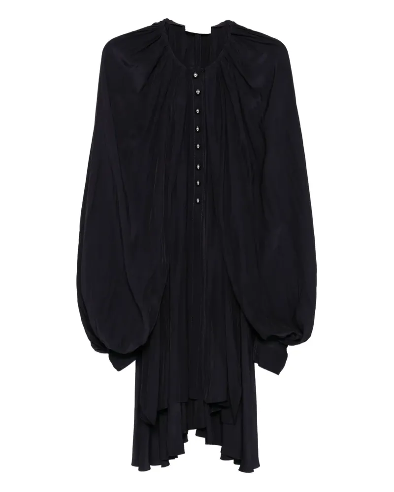Lanvin Minikleid mit Falten - Violett Violett