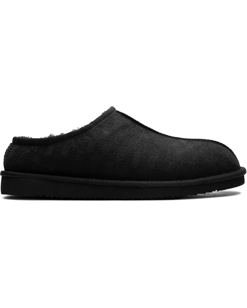 KITH mas "Black" Slipper - Schwarz Schwarz