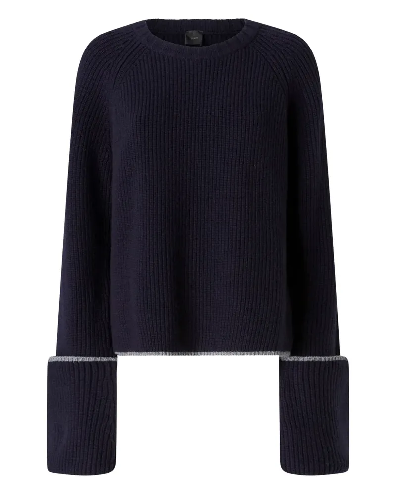 Pinko Gerippter Pullover - Blau Blau