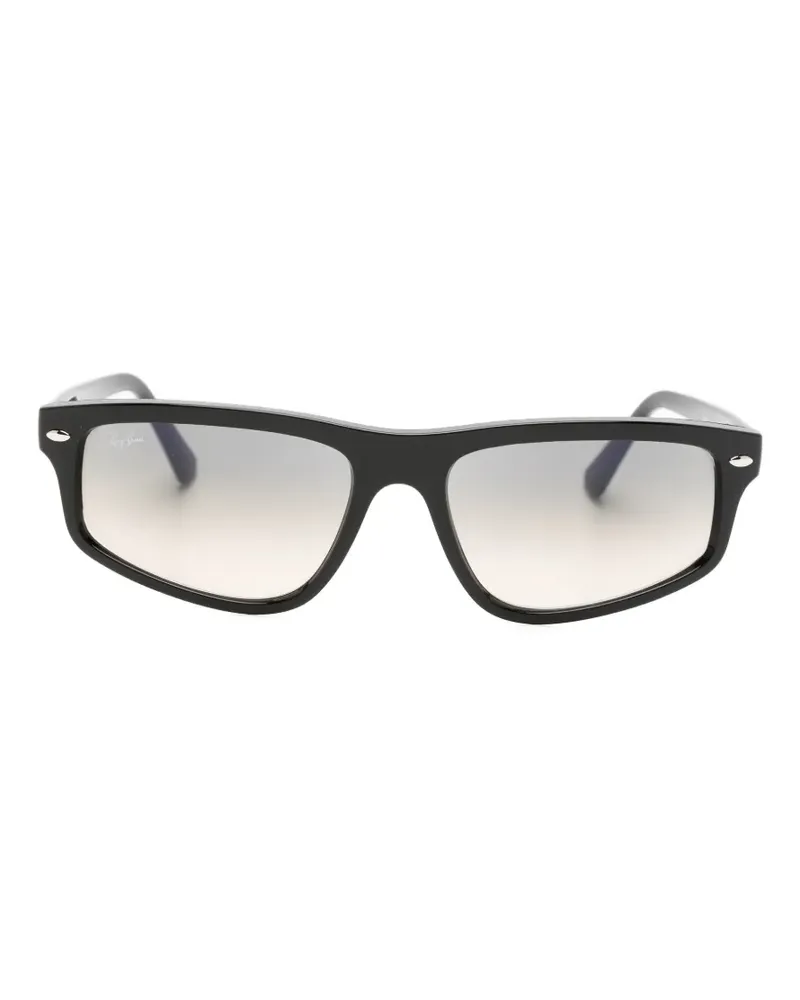 Ray Ban rectangle-frame sunglasses - Schwarz Schwarz
