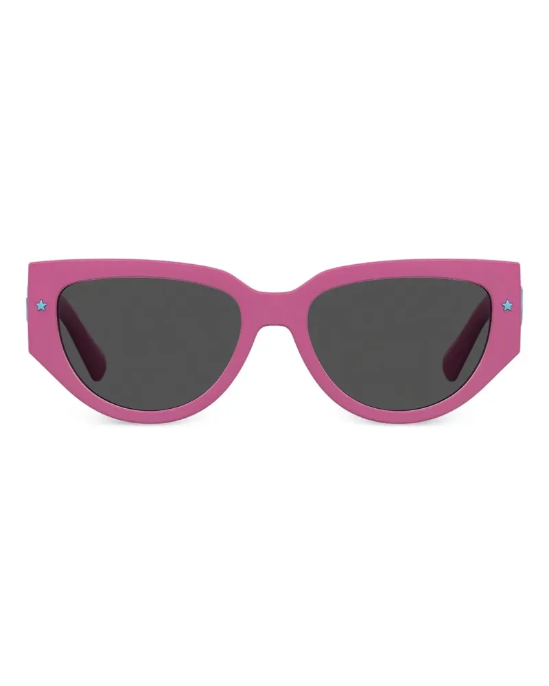 Chiara Ferragni Sonnenbrille mit Prägung - Rosa Rosa