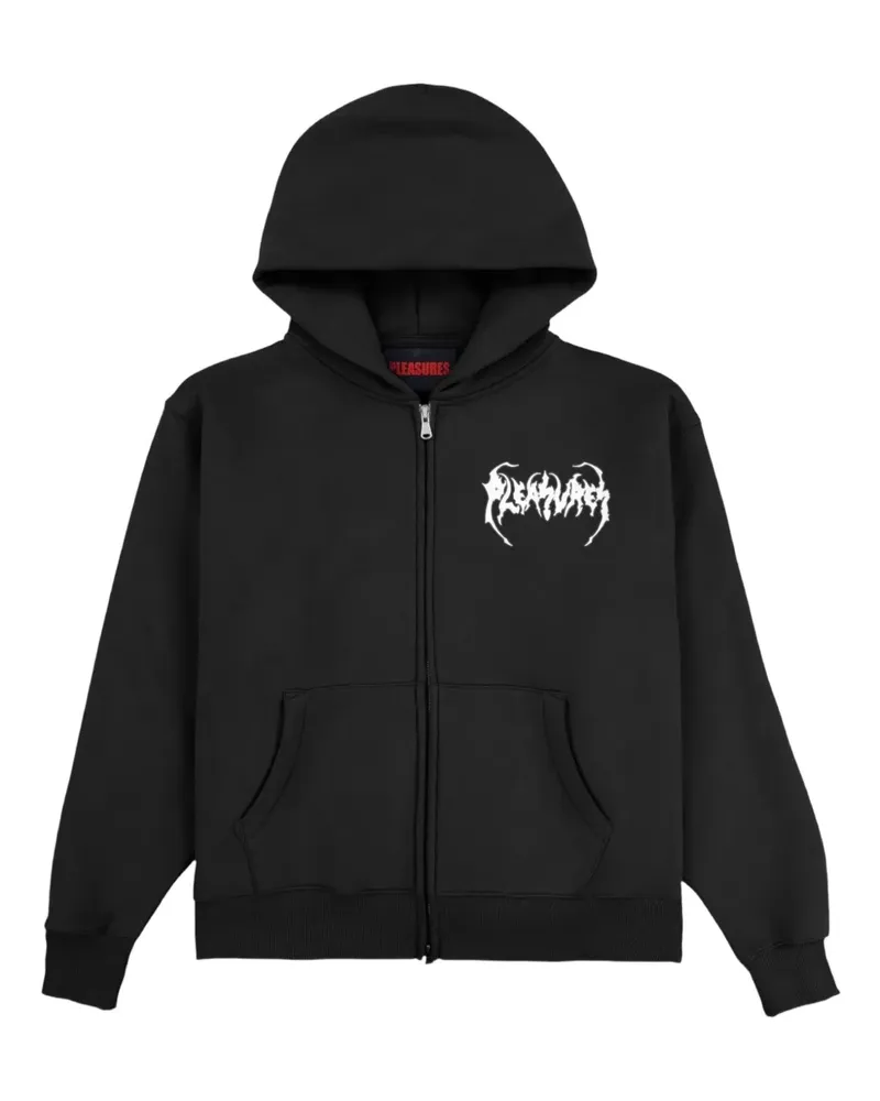 PLEASURES zip hoodie - Schwarz Schwarz