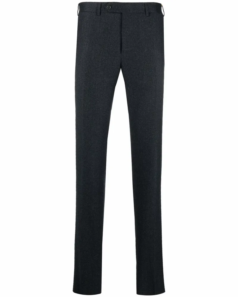 Canali Schmale Chino - Grau Grau