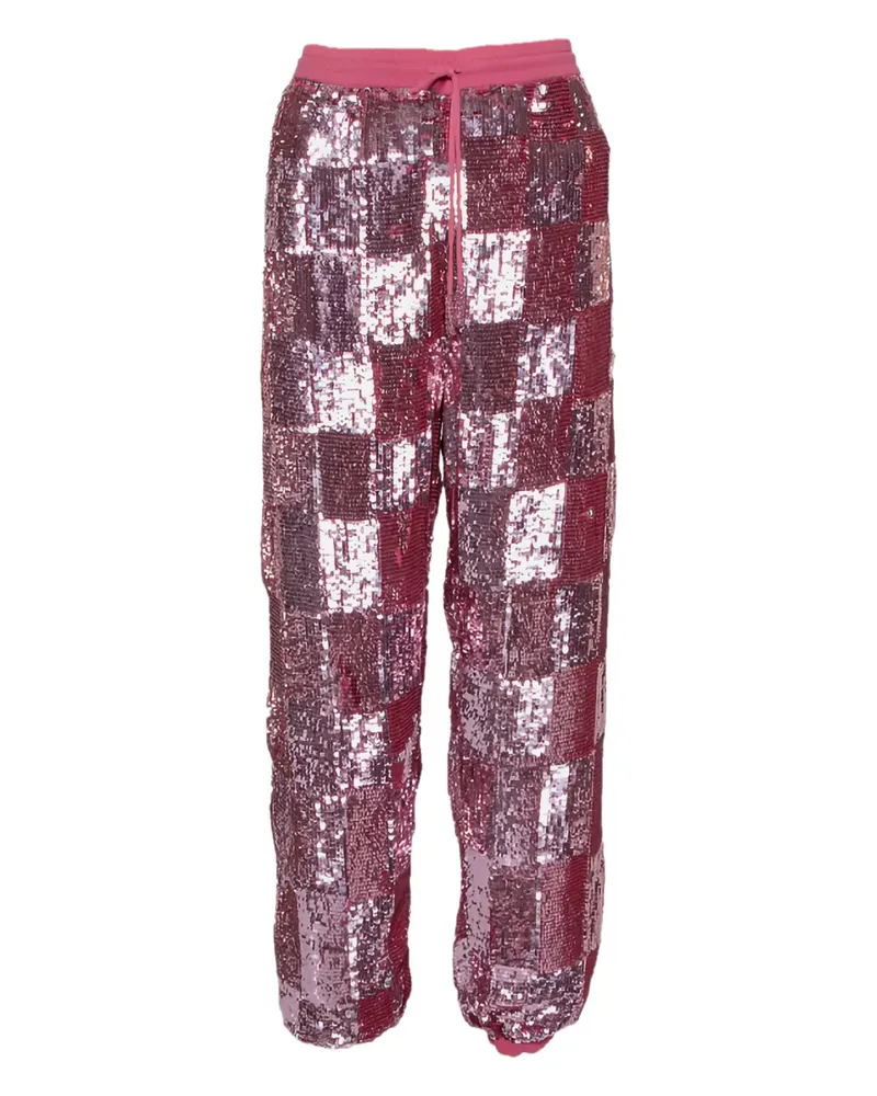 Retrofête 2024 Hose mit Pailletten - Rosa Rosa