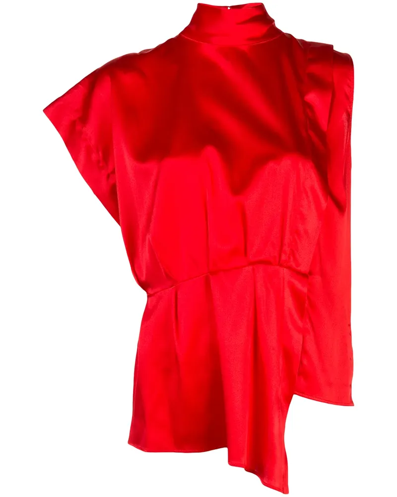 Federica Tosi Hemd mit Stehkragen - Rot Rot