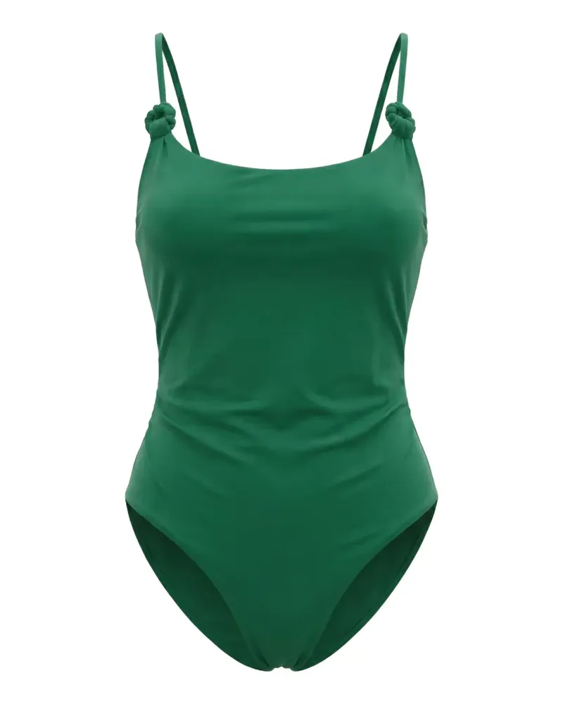 FISICO-Cristina Ferrari knot-detail swimsuit - Grün Grün