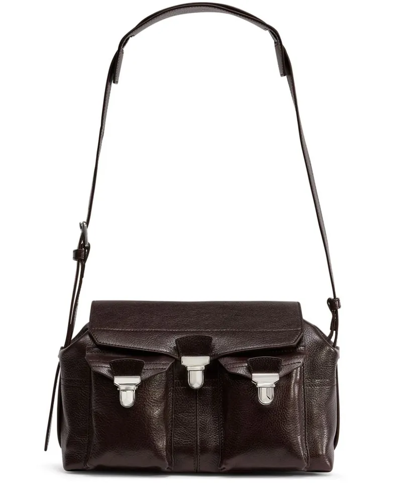Christophe Lemaire Mittelgroße Gear Tasche - Braun Braun
