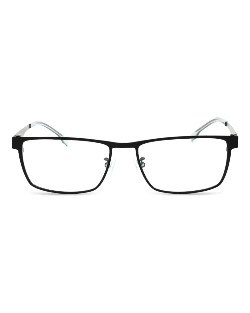 HUGO BOSS Brille mit eckigem Gestell - Schwarz Schwarz