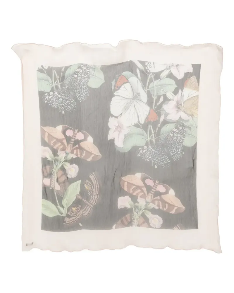 Undercover printed scarf - Rosa Rosa