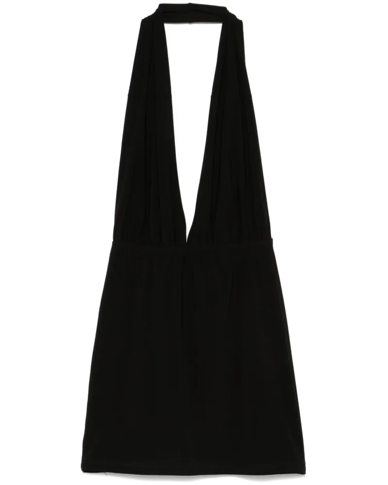 ALCHEMY x Lia Aram Neckholder-Minikleid - Schwarz Schwarz