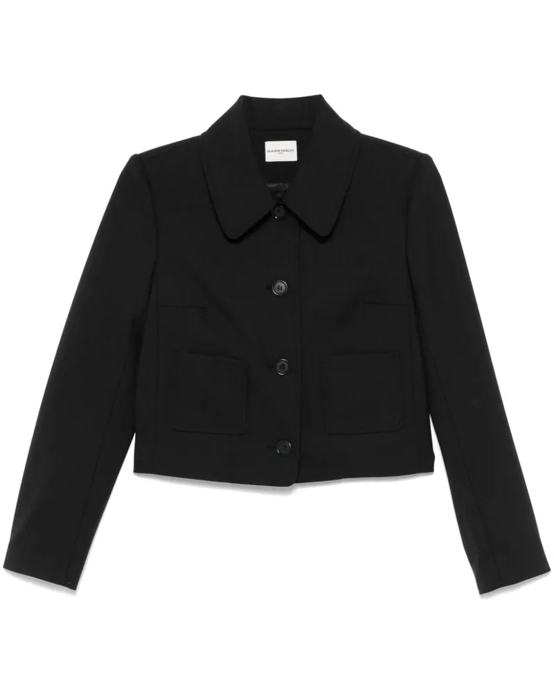 Claudie Pierlot Kastige Jacke - Schwarz Schwarz