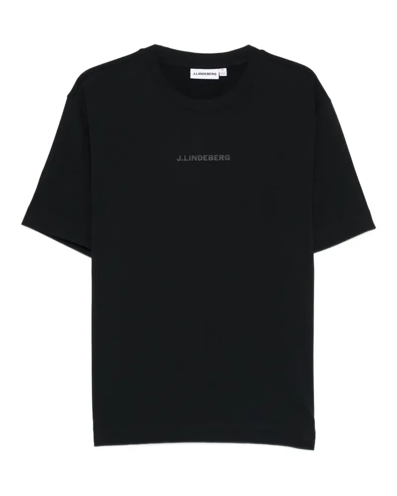 J.Lindeberg T-Shirt mit Logo - Schwarz Schwarz