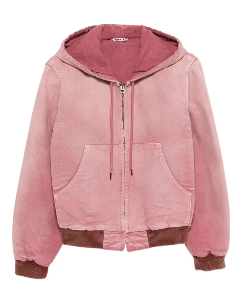 AURALEE Jacke mit Kapuze - Rot Rot