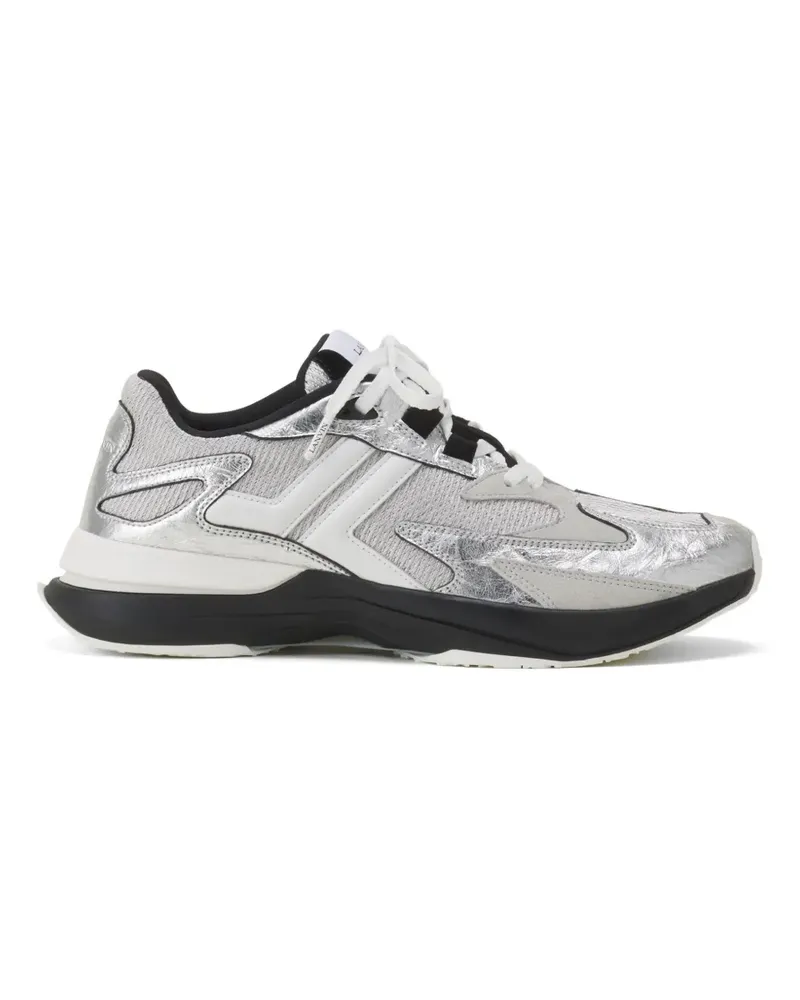 Lanvin Metallic-Sneakers - Silber Silber