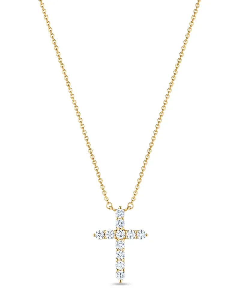 KWIAT Halskette mit Diamantkreuz - Gold Gold
