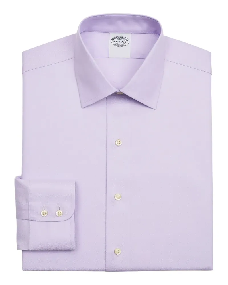 Brooks Brothers Hemd mit Rainsley-Kragen - Violett Violett
