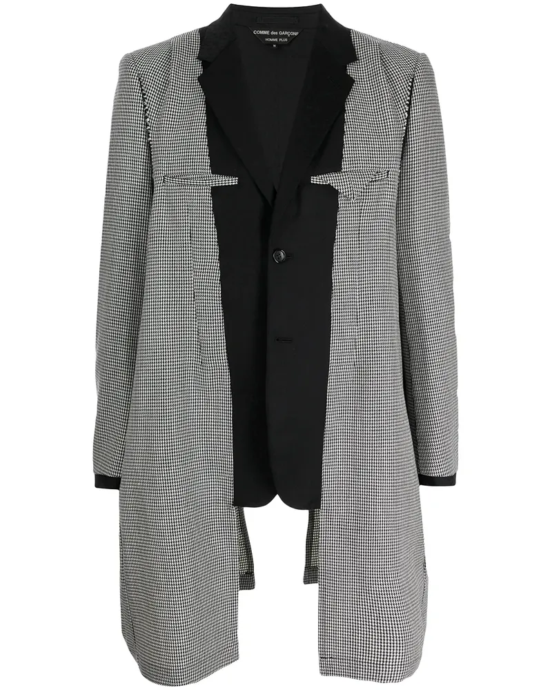 Comme des Garçons Sakko im Layering-Look - Grau Grau