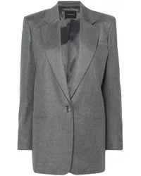 ANDAMANE Einreihiger Blazer Grau