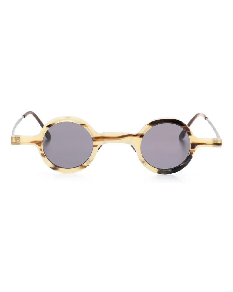 RIGARDS Sonnenbrille mit rundem Gestell - Gelb Gelb