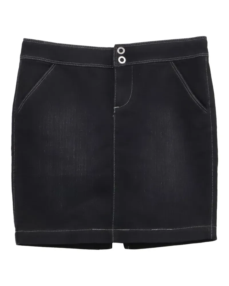 Armani Exchange Klassischer Minirock - Schwarz Schwarz