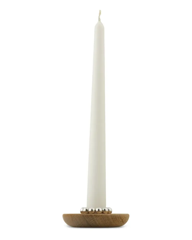 Christofle Kerzenhalter aus Holz - Silber Silber