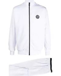 Philipp Plein Jogginganzug mit Logo-Patch Weiß