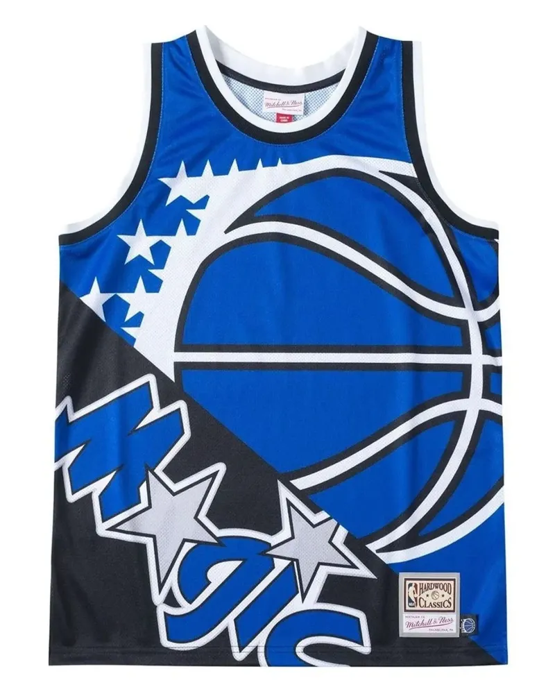 Mitchell & Ness x NBA Big Face Fashion 5.0 Orlando Magic Tanktop - Blau Blau