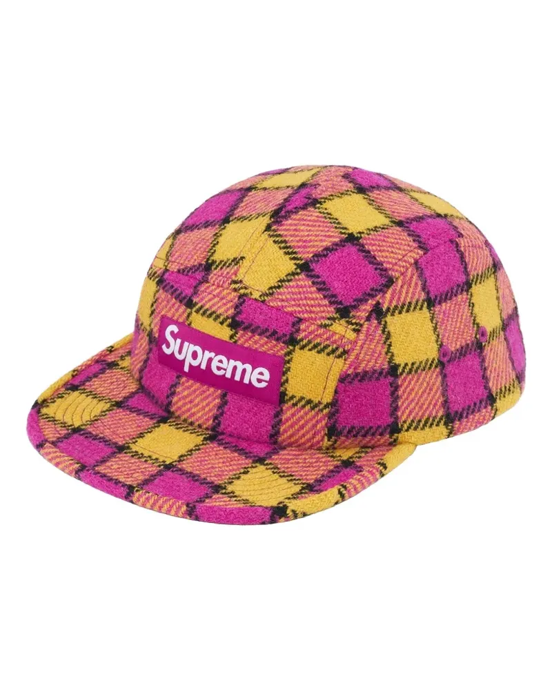 Supreme Being checked cap - Rosa Rosa