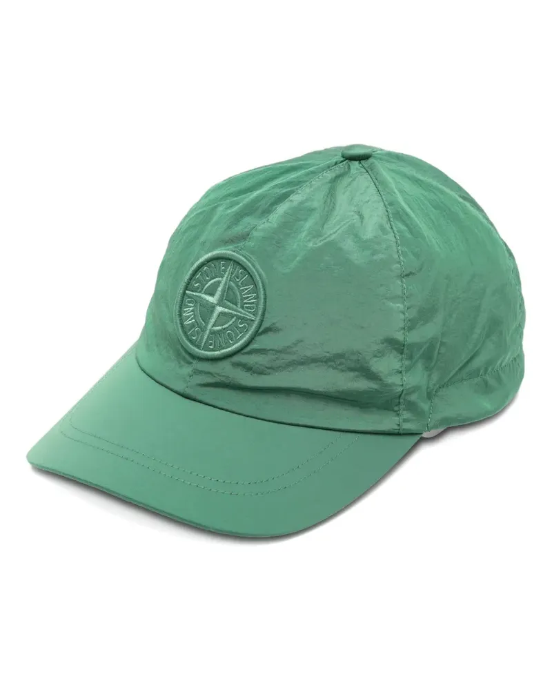 Stone Island logo-embroidered baseball cap - Grün Grün