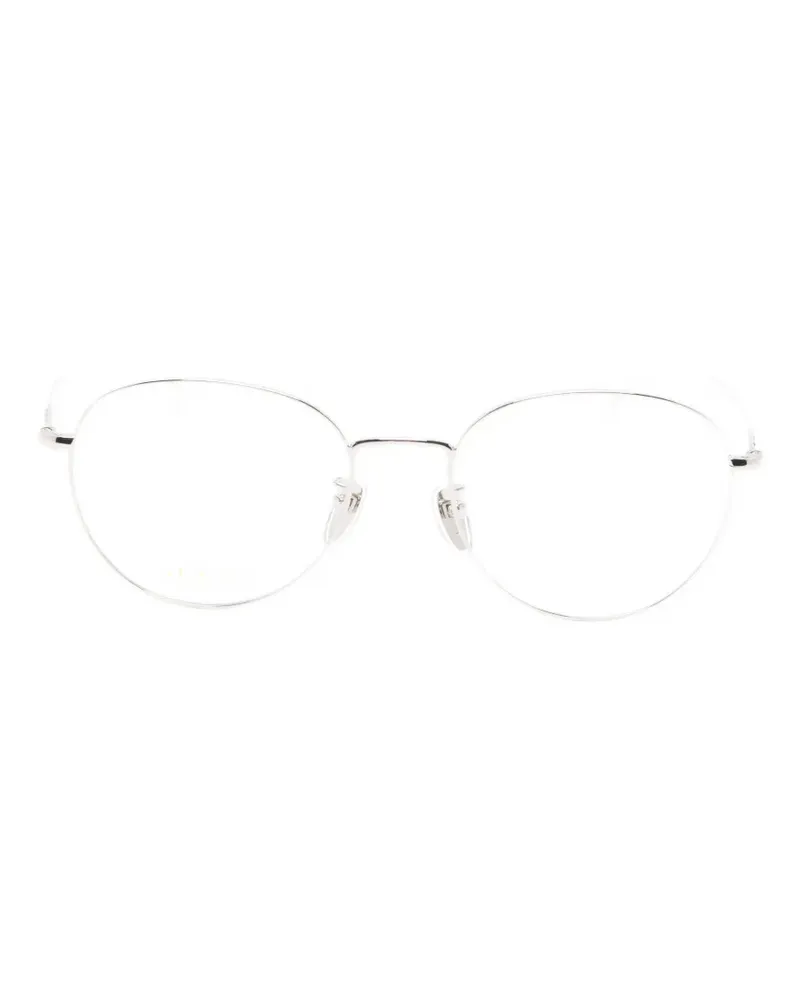 Gucci Brille mit ovalem Gestell - Silber Silber