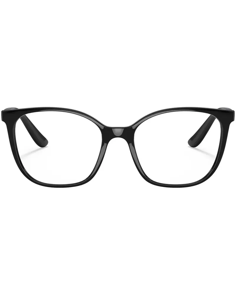 Vogue Brille mit eckigem Gestell - Schwarz Schwarz