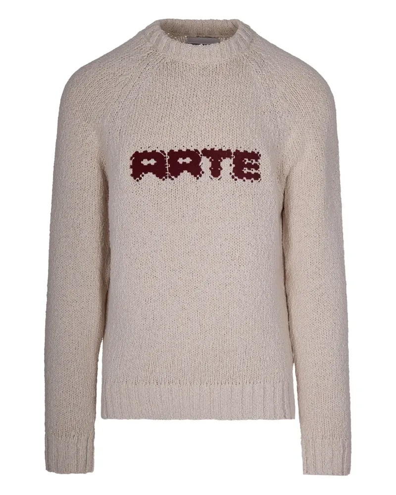 Arte Antwerp Pullover mit rundem Ausschnitt - Nude Nude