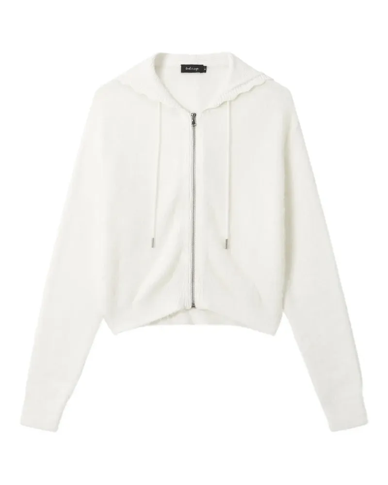 Tout a Coup Cardigan mit Kapuze - Weiß Weiß