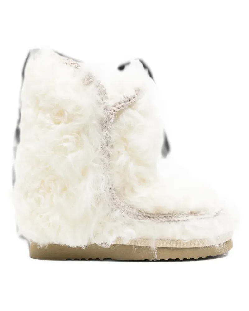 Mou Eskimo 24 crochet-trim boots - Weiß Weiß